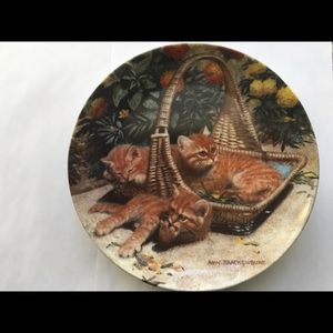 Kitten Plate British Shorthairs 8.5"